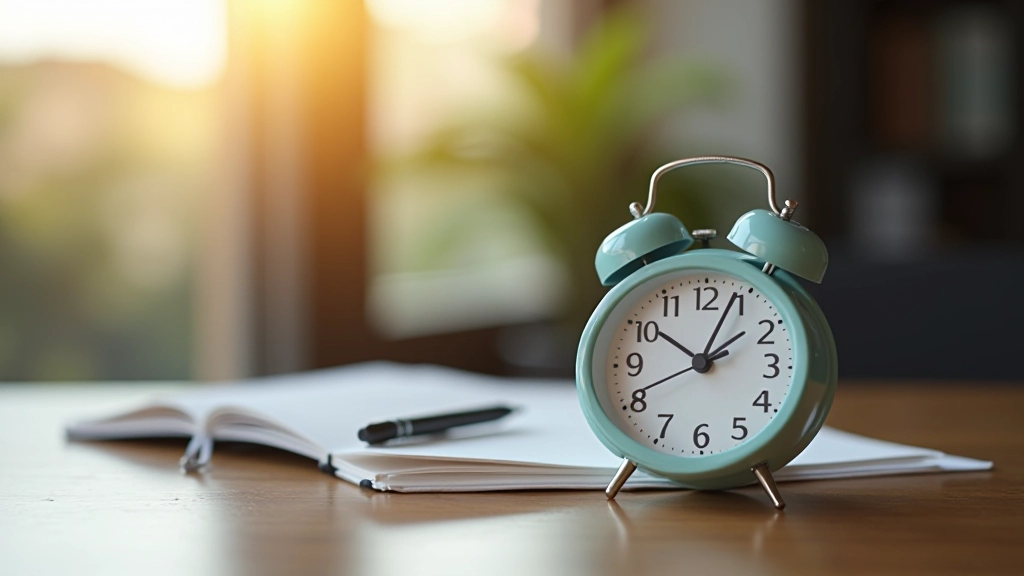 Person checking analog clock and timer showing deep work time management and session tracking for focused work blocks