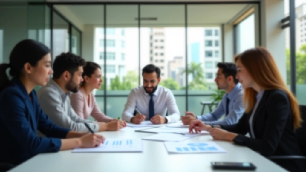 Team collaborating on productivity strategies